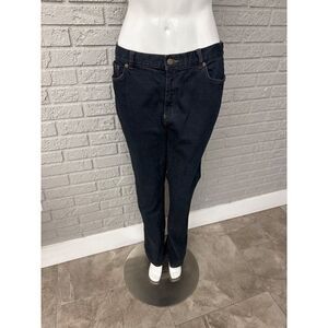 Ralph Lauren Women Dark Wash Straight Leg Jeans Size 10
